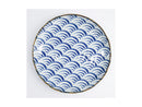 Tokyo Design Natsu Nami Plate Blue - 25cm