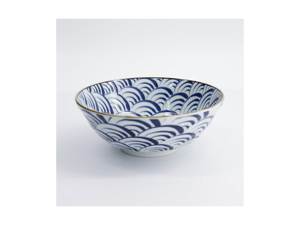 Tokyo Design Natsu Nami Ramen Bowl Blue - 21x8cm