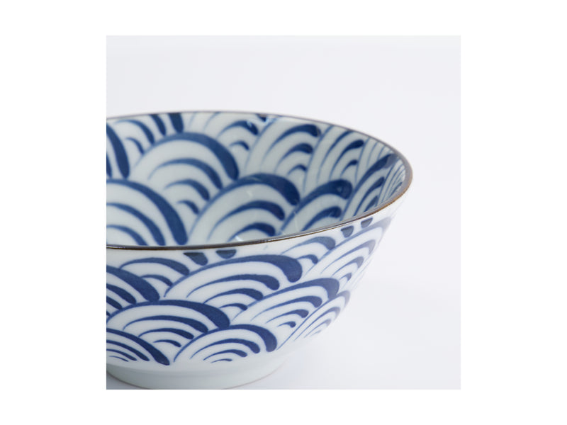 Tokyo Design Natsu Nami Tayo Bowl Blue - 15x7cm