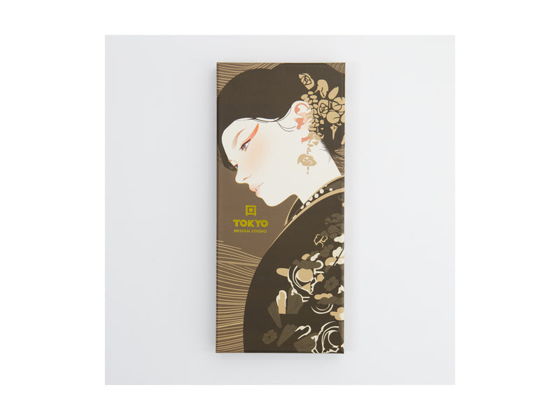 Tokyo Design Chopstick Gift set 5pc Dark Brown - Gift Boxed