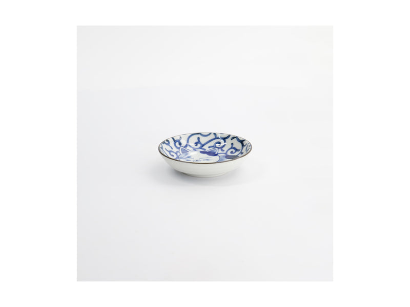 Tokyo Design Kawaii Cat Neko Sauce Dish 10x2.5cm - Swirl Cat