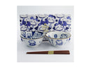 Tokyo Design Studio Kawaii Cat Neko Bowl 2pc With Chopsticks - White Cat - Gift Boxed - Made In Japan