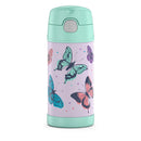 Thermos 355ml Kids Funtainer Insulated Drink Bottle - Butterfly Frenzy