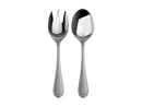 Casa Domani Brocade Salad Serving Set Stainless Steel - 2pc