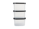 Tupperware Modular Oval Dry Food Container Set of 3 - Gift Boxed