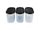 Tupperware Modular Oval Dry Food Container Set of 3 - Gift Boxed