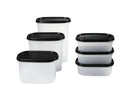 Tupperware Modular Oval Dry Food Container Set of 6 - Gift Boxed