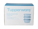 Tupperware Modular Medium Size Bowl Set of 3 600ml Blue - Gift Boxed