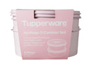 Tupperware Heritage Canister Set of 2 1.8L - Pink