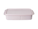 Tupperware Divided Rectangle Lunch Box 1L - Pink