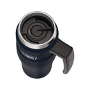 Thermos 470ml Stainless King Vacuum Insulated Travel Mug With Handle - Midnight Blue