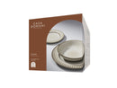 Casa Domani Leros Rim Dinner Set 12pc Gift Boxed
