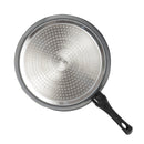 Stone Chef Forged Saucepan With Lid Cookware Kitchen Black 20cm