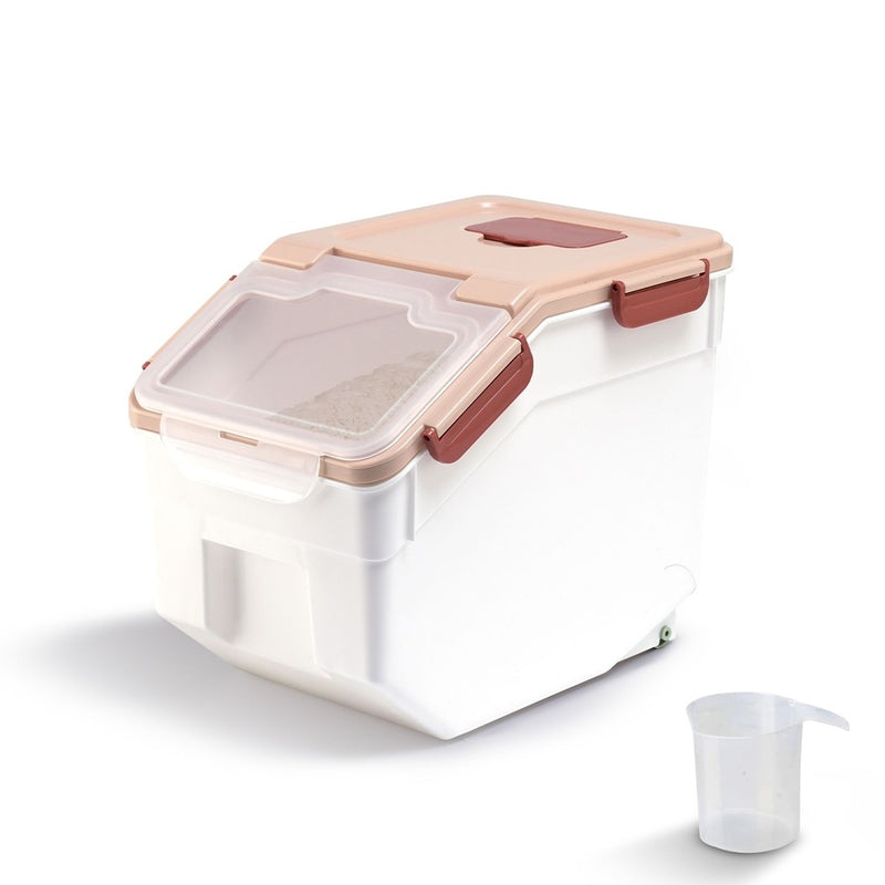 Gominimo Airtight Food Rice Grain Storage Container Pantry Organiser Box Coffee