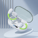 White M82 Transparent OWS Wireless Bluetooth Earphones - Clear Sound, Comfortable Over-Ear Fit