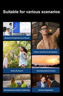 4K Smart Bluetooth Glasses with Camera, 32GB Storage, Multifunctional Video Recording and Live Streaming Glasses