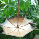 Umbrella-Shaped Bird Feeder - Metal Hanging Garden Decoration