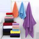Purple Luxury Cotton Towel Set - 6-Piece Ultra-Soft Bath, Hand, and Washcloth Set
