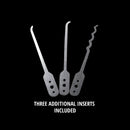 Grav Pick Lock Picking Tool Set - 2-Piece Lightweight Gravity Pick for Locksmith Training