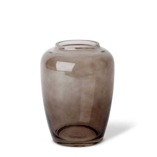 Brice Tall Vase 19x19x25cm - Smoky Grey