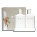 al.ive Body Wash & Lotion Duo in Mango & Lychee (Made in Australia)