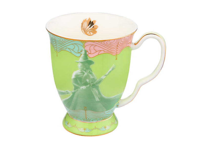 Maxwell & Williams Wicked Pink Goes Good With Green Footed Mug 300ml - Elphaba