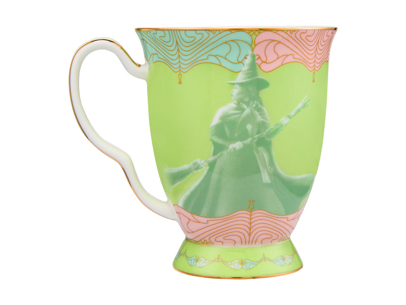 Maxwell & Williams Wicked Pink Goes Good With Green Footed Mug 300ml - Elphaba