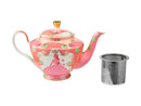 Maxwell & Williams Wicked Pink Goes Good With Green Teapot With Infuser 1L - Glinda
