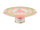 Maxwell & Williams Wicked Pink Goes Good With Green Footed Cake Stand 28cm - Glinda