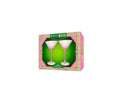 Maxwell & Williams Wicked Pink Goes Good With Green Ribbed Martini Glasses - Glinda Set of 2