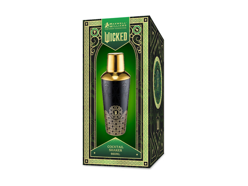 Maxwell & Williams Wicked Wizard's Palace Cocktail Shaker 660ml - Black