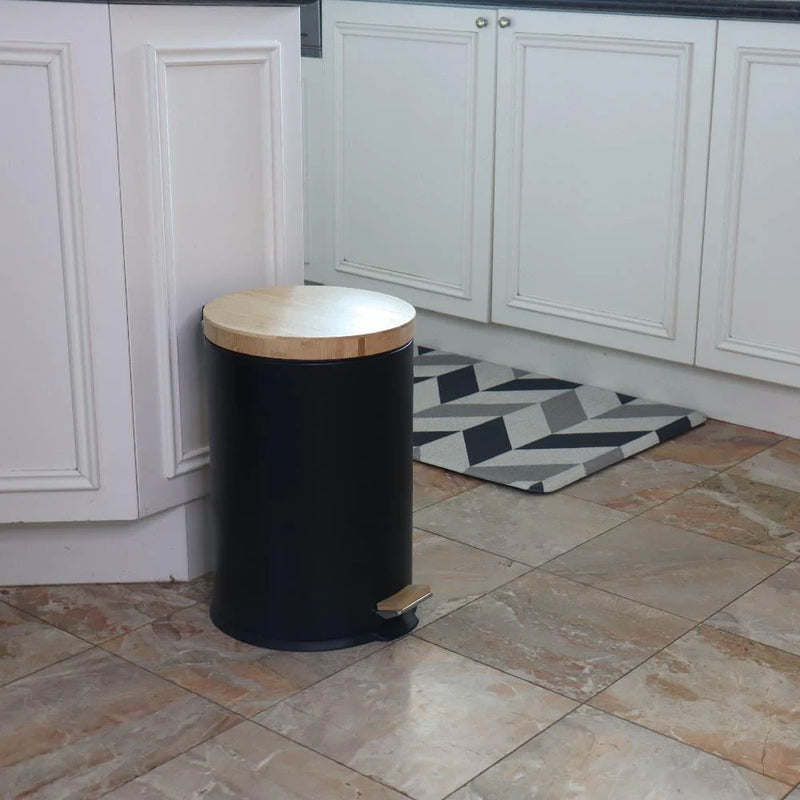 Eco Basics Rubbish Bin Square 20L - Black