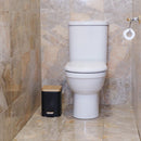 Eco Basics Rubbish Bin Square 3L - Black