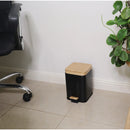 Eco Basics Rubbish Bin Square 3L - Black