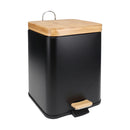 Eco Basics Rubbish Bin Square 6L - Black