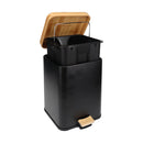 Eco Basics Rubbish Bin Square 6L - Black
