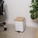 Eco Basics Rubbish Bin Square 6L - White