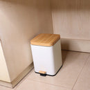 Eco Basics Rubbish Bin Square 6L - White
