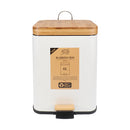 Eco Basics Rubbish Bin Square 6L - White
