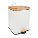 Eco Basics Rubbish Bin Square 6L - White