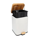 Eco Basics Rubbish Bin Square 6L - White