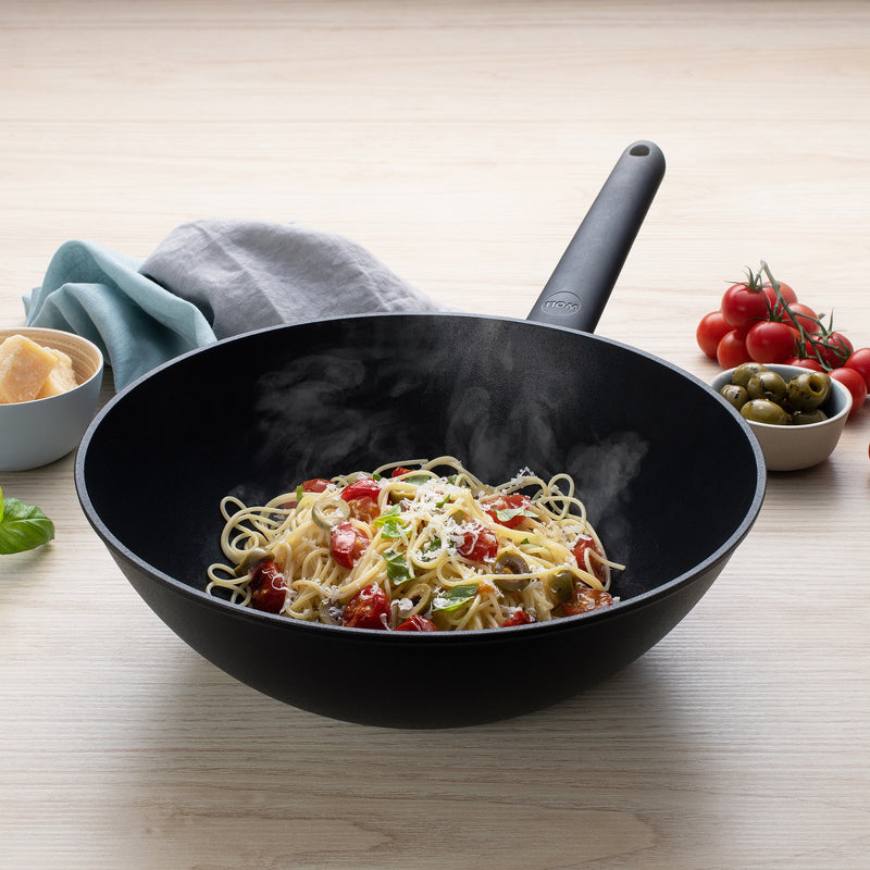 Woll Eco Lite Fix Handle Induction Wok - 30cm