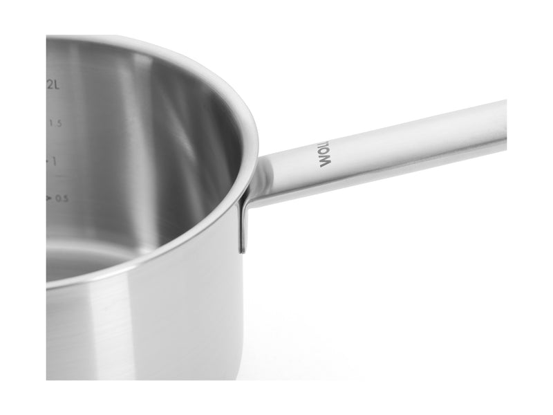 Woll Steel Saucepan With Lid 18cm / 2.6L - Gift Boxed