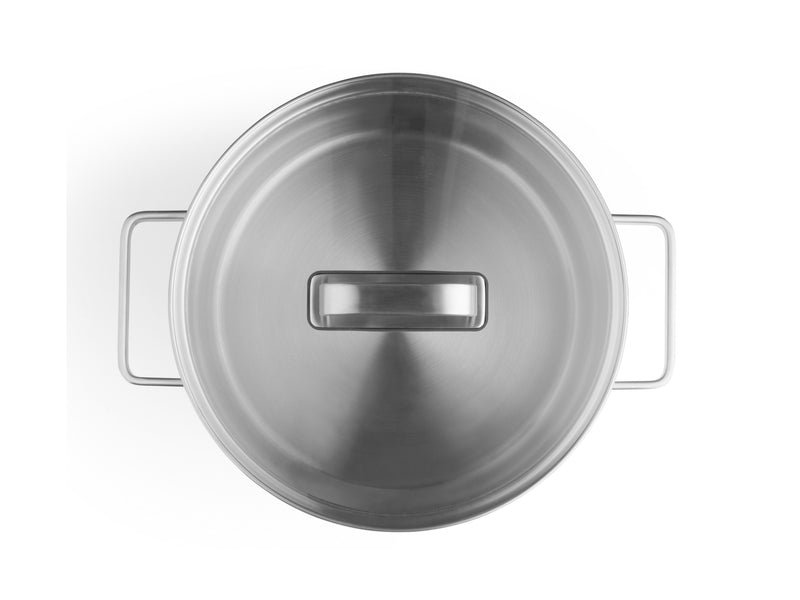 Woll Steel Stock Pot With Lid 24cm / 7.5L - Gift Boxed