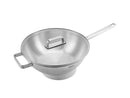 Woll Steel Wok With Lid & Helper 30cm - Gift Boxed