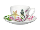 Maxwell & Williams Eloise Short Lyric Cup & Saucer 240ml - Yellow Robin