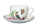 Maxwell & Williams Eloise Short Lyric Cup & Saucer 240ml - Spinebill Honeyeate