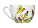 Maxwell & Williams Eloise Short Lyric Cup & Saucer 240ml - Gouldian Finch