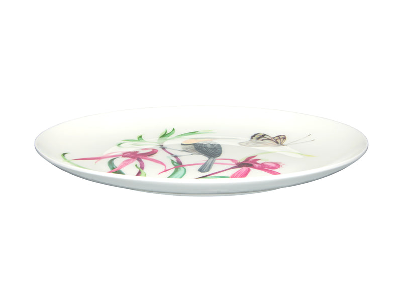 Maxwell & Williams Eloise Short Lyric Coupe Plate 20cm - Spinebill Honeyeater