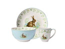 Maxwell & Williams Clover & Cottontail Children's 3pc Dinner Set Bunny - Gift Boxed